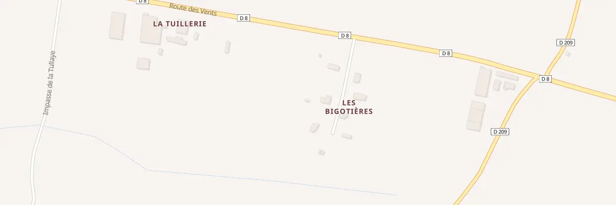 Plan du 36 La Bigotiere à Trémont