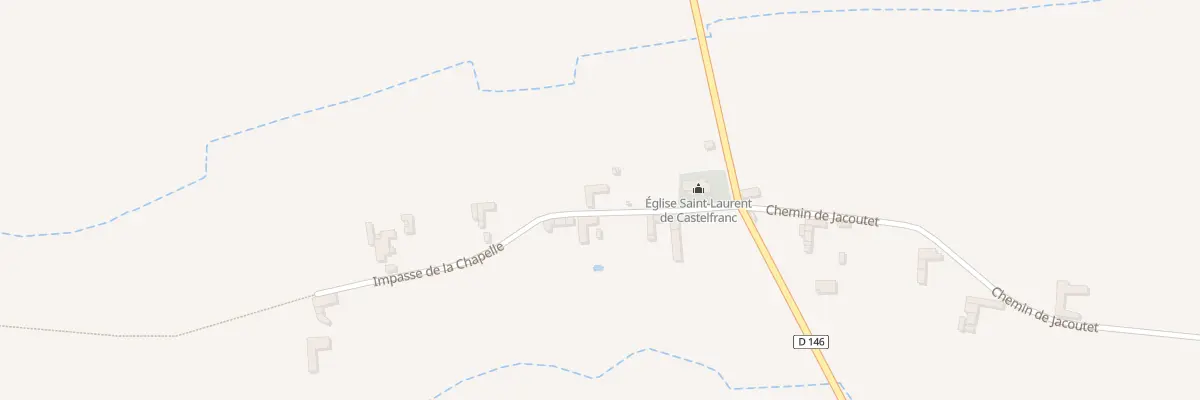 Plan du 2 Imp de la Chapelle à Estampes