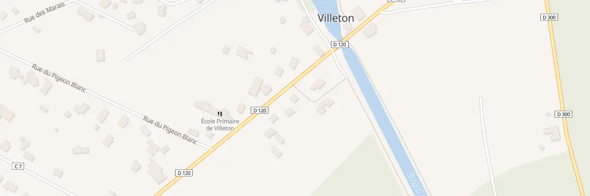 Plan du 8A Caperan à Villeton
