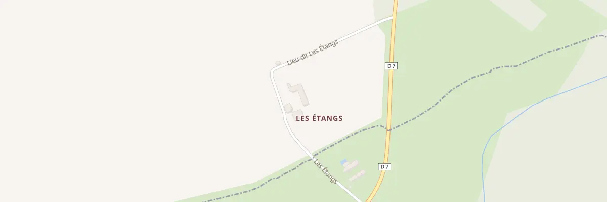 Plan du 5084 Les Etangs à Prinçay