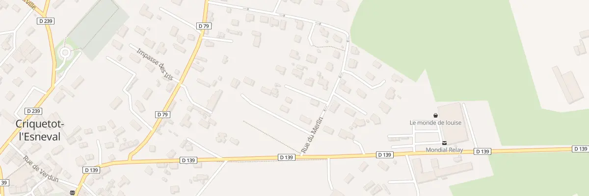Plan du 5B Rue du Merlin à Criquetot-l’Esneval