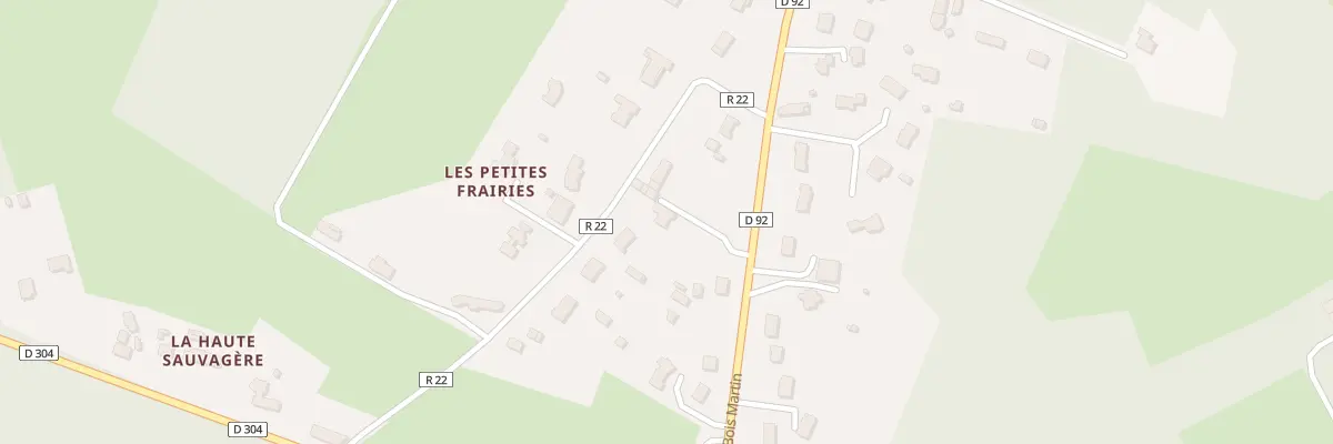 Plan du 92 Rte de Bois Martin à Changé