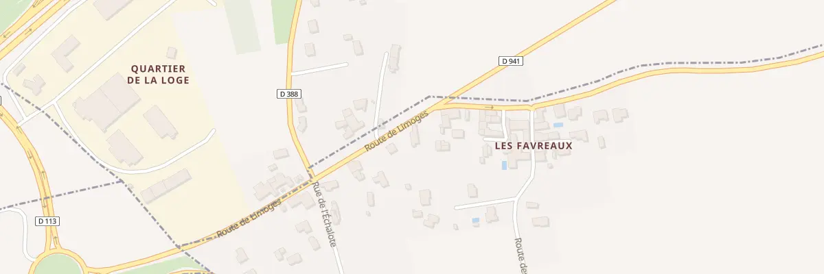 Plan du 10 Rte de Limoges à Mornac