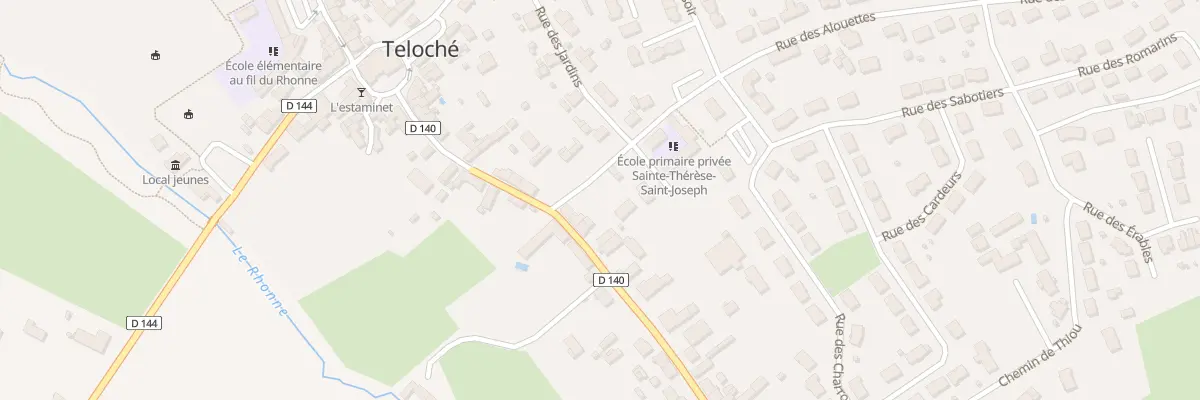 Plan du 25 Rue du 11 Novembre à Teloché