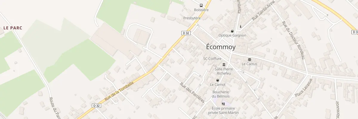 Plan du 9B Rue du Clos Renault à Écommoy
