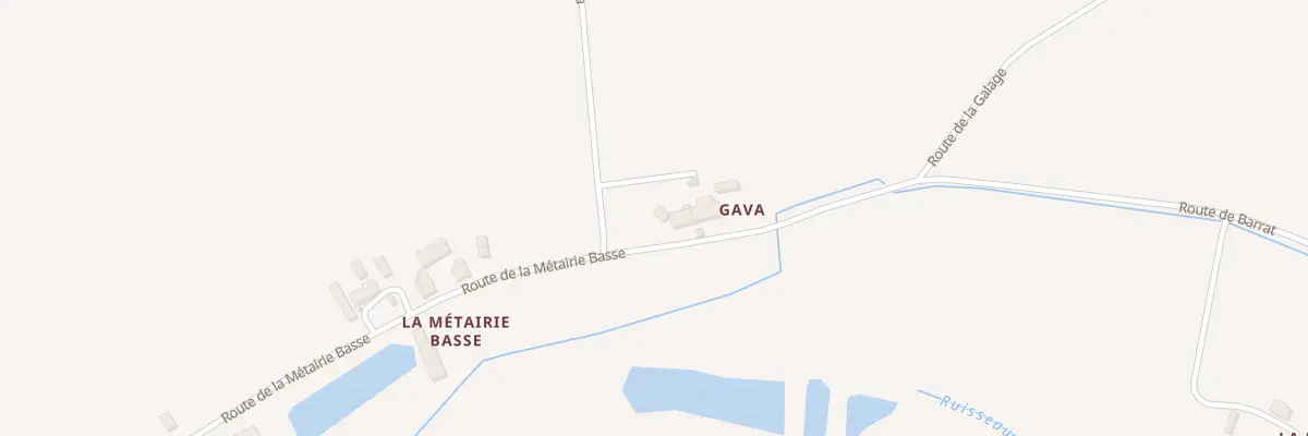 Plan du 52 Rte de Gava au Fleix