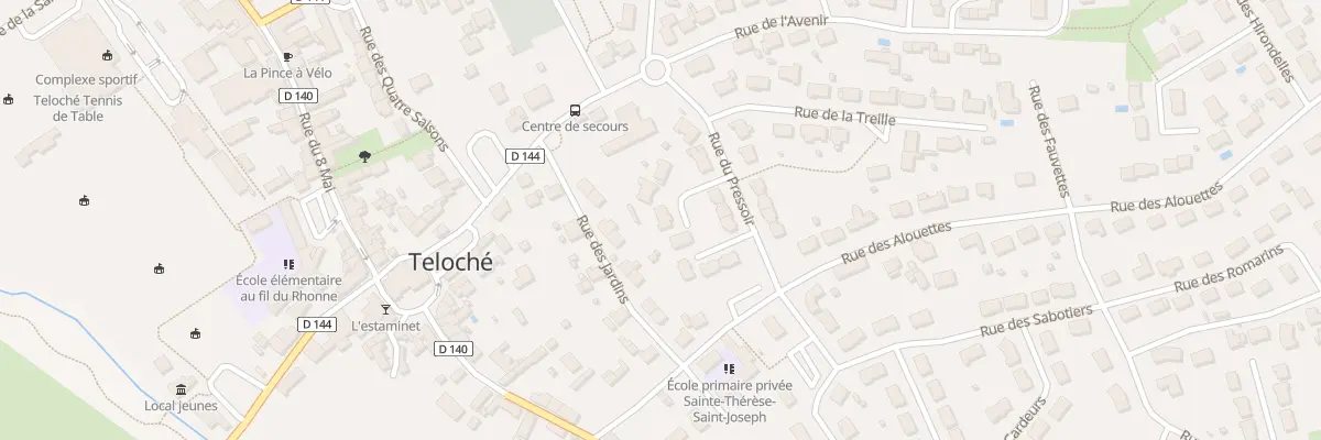 Plan du 6 Imp des Grives à Teloché
