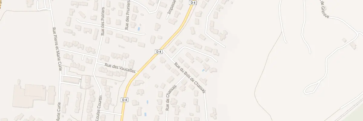 Plan du 1 Rue du Bois de Chassais à Vivonne
