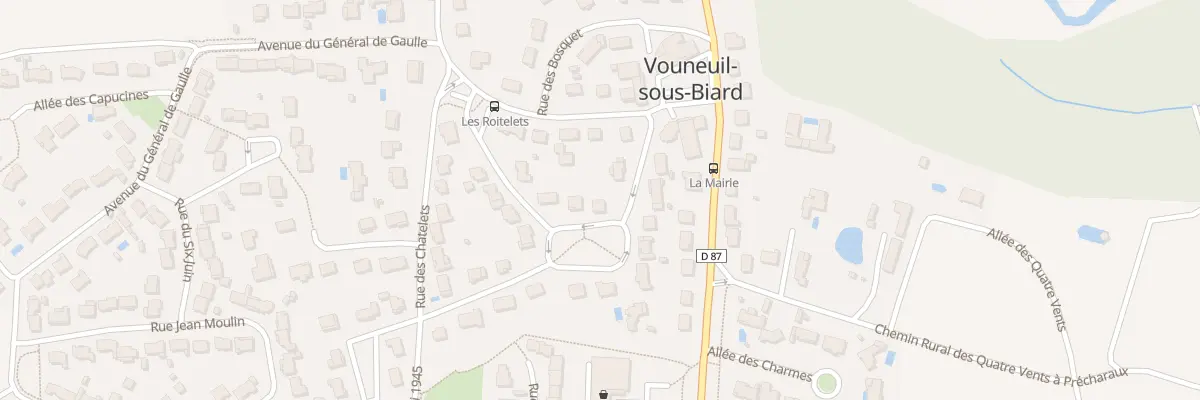 Plan du 2 Rue des Chênes Verts à Vouneuil-sous-Biard