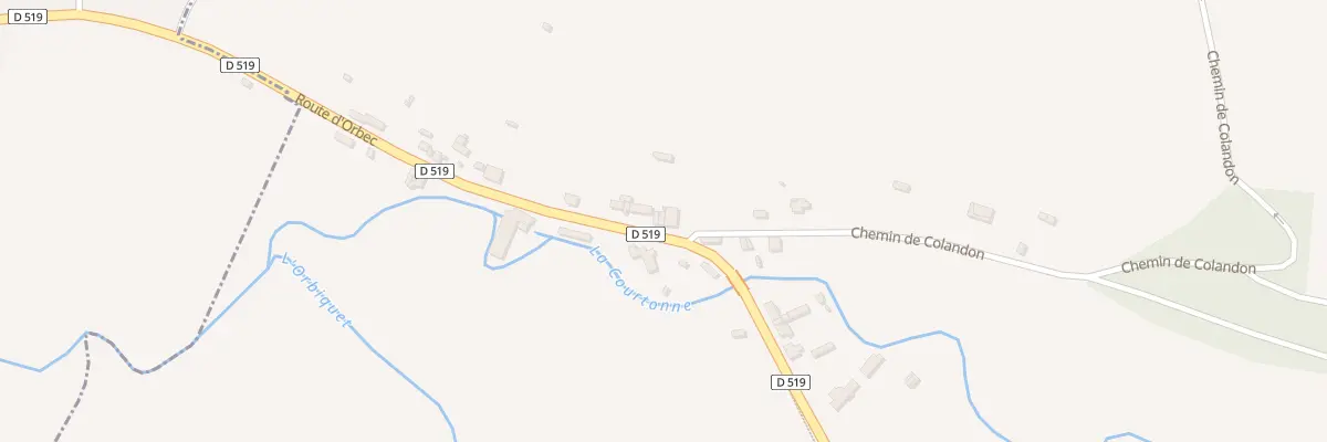 Plan du 23B Rte d’Orbec à Glos