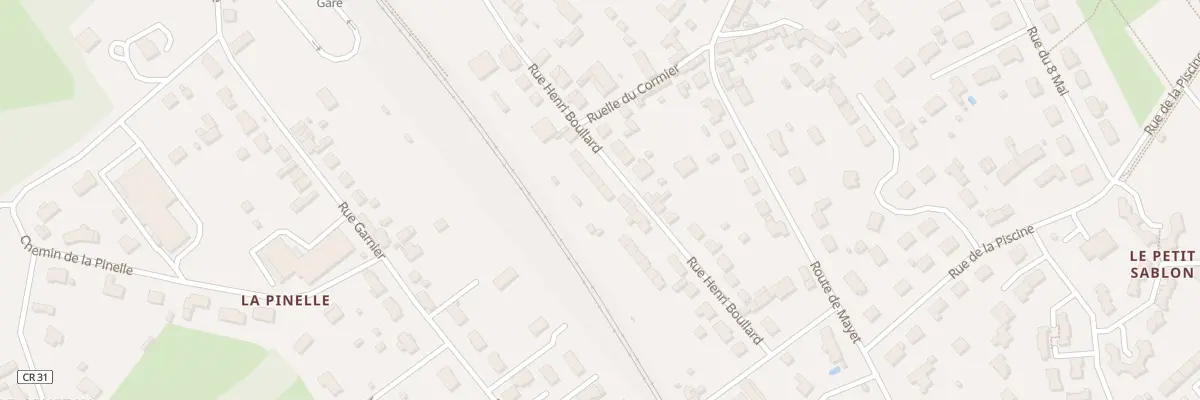 Plan du 26 Rue Henri Boullard à Écommoy