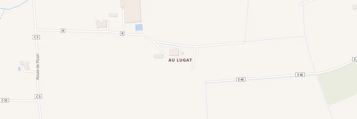 Plan du 221 Au Lugat à Puch-d’Agenais