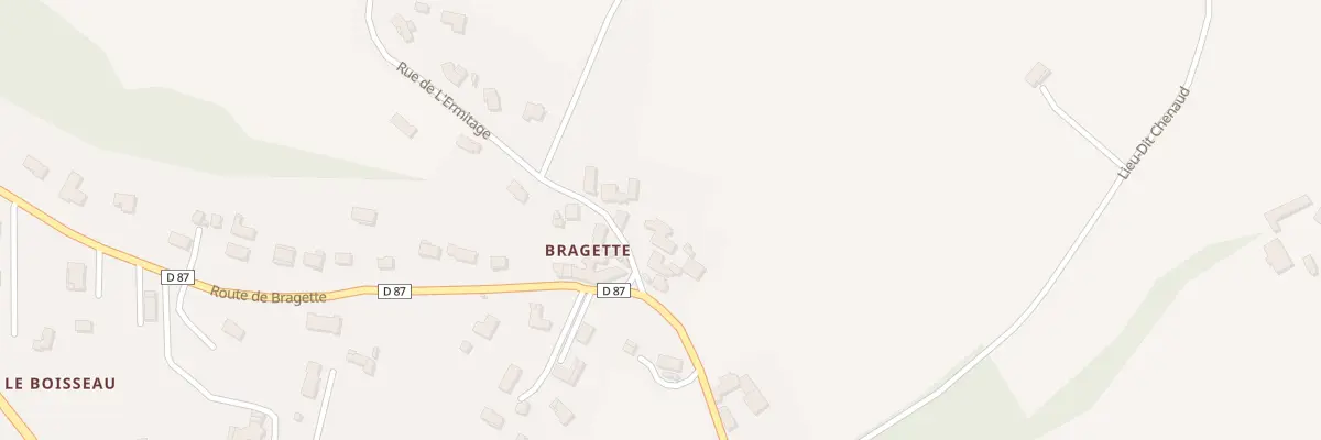 Plan du 5109 Bragette à Garat