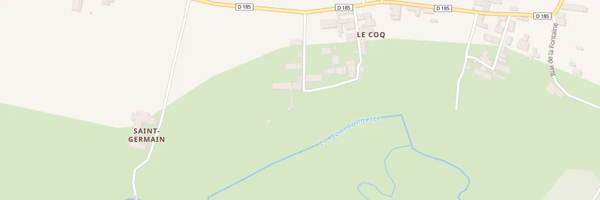 Plan du 7 Chez le Coq à Saint-Front