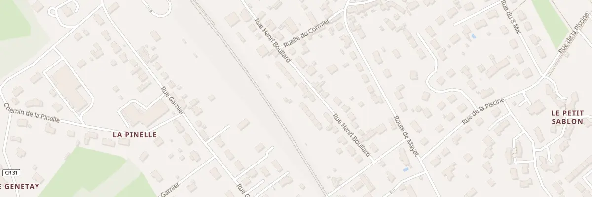 Plan du 26D Rue Henri Boullard à Écommoy