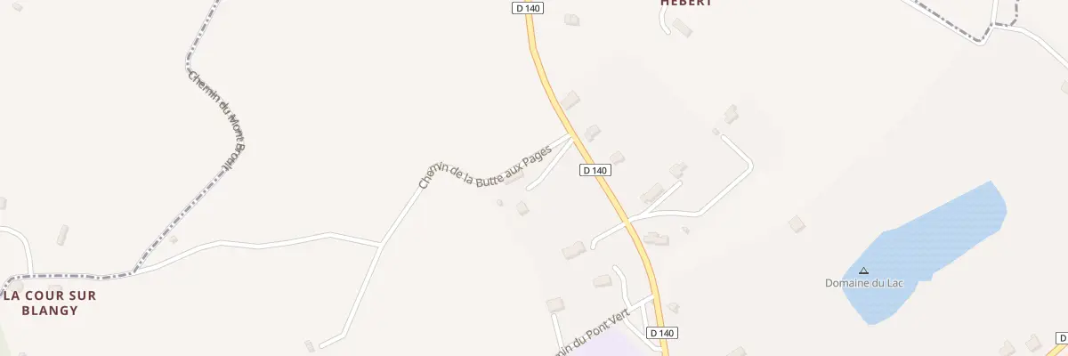 Plan du 15 Rte du Mesnil à Blangy-le-Château