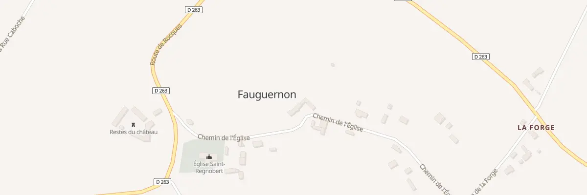 Plan du 237 Che de l’Église à Fauguernon