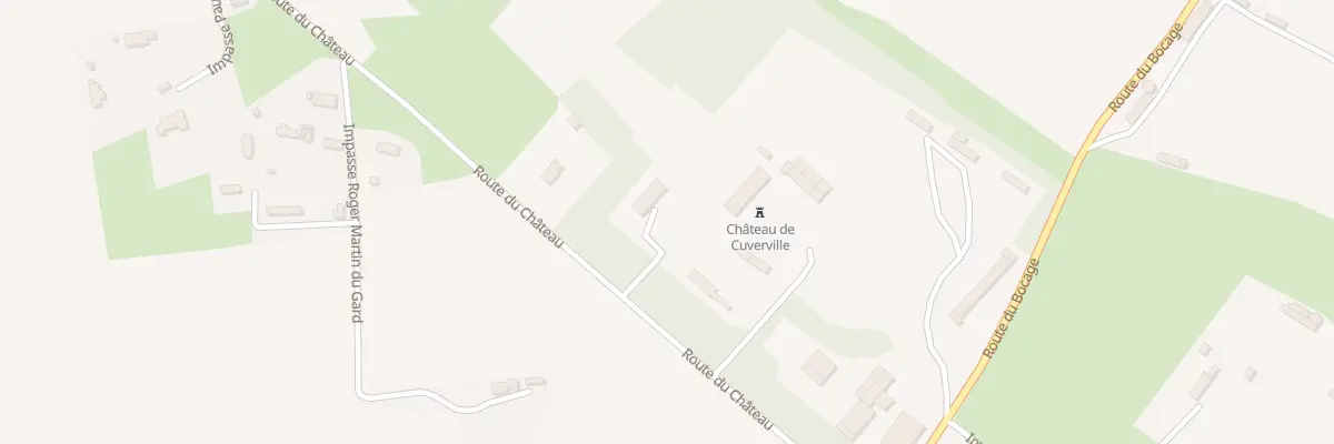 Plan du 921 Rte du Château à Cuverville