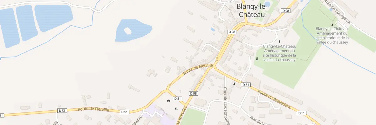 Plan du 10 Rte de Fierville à Blangy-le-Château