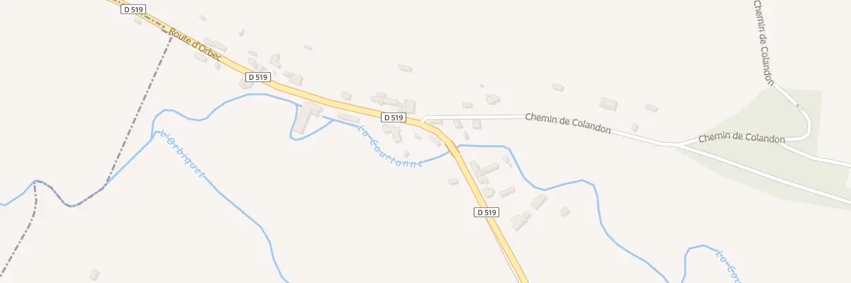 Plan du 16 Rte d’Orbec à Glos