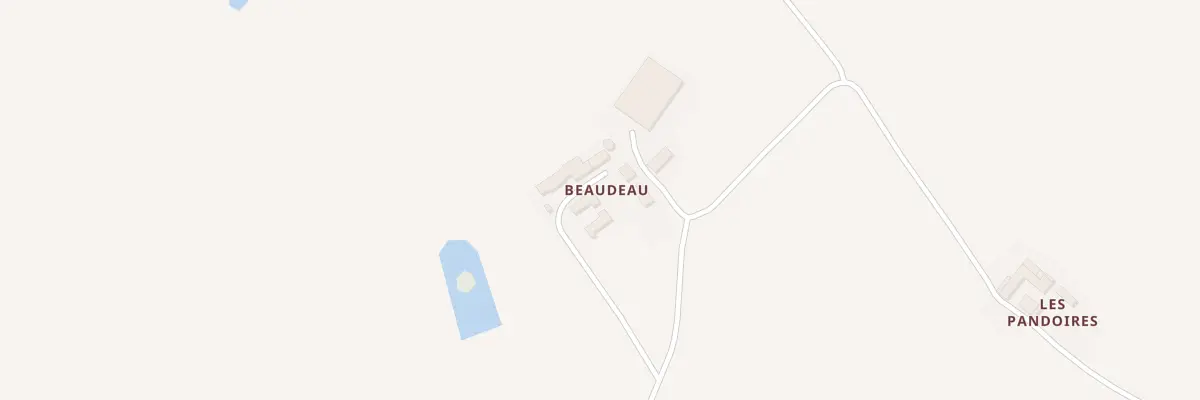 Plan du 59 Beaudeau à Doussay