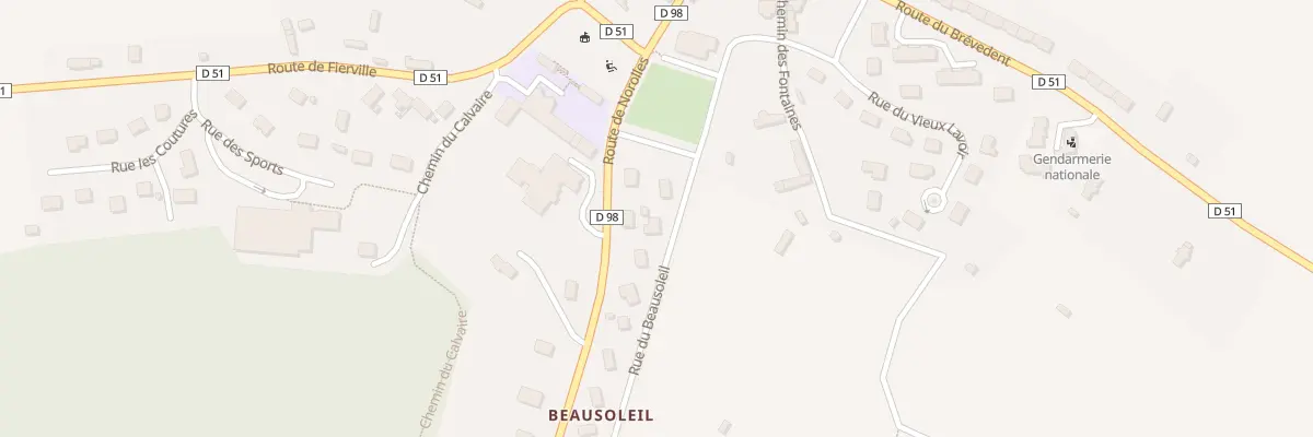 Plan du 4 Rue du Beausoleil à Blangy-le-Château