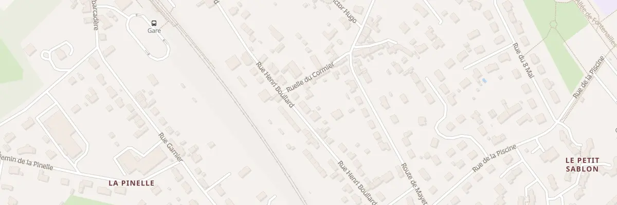 Plan du 27 Rue Henri Boullard à Écommoy