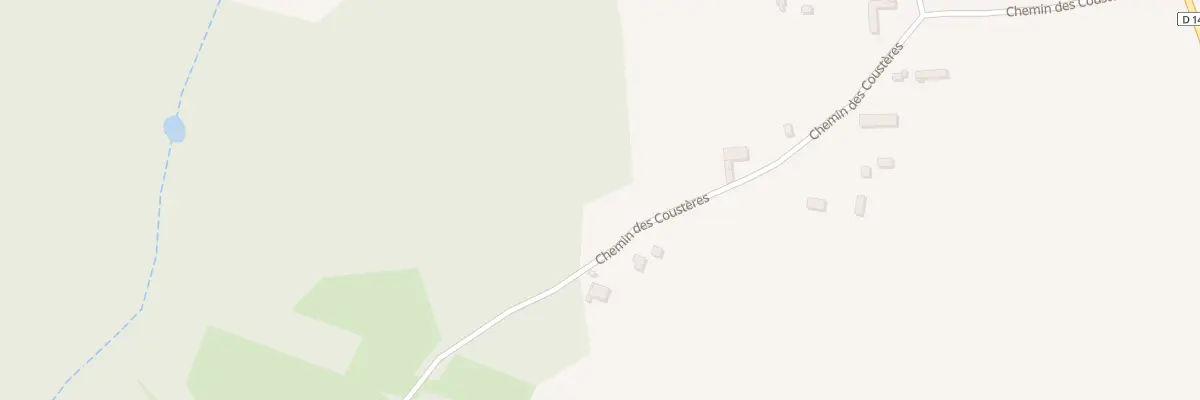Plan du 8 Chem de Cousteres à Estampes