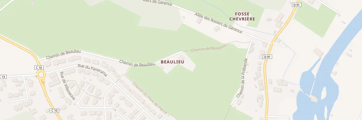 Plan du 380 Che de Beaulieu à Yvré-l’Évêque