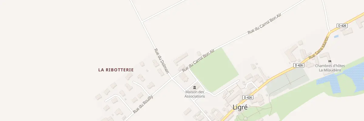 Plan du 1 Rue du Carroi Bon Air à Ligré