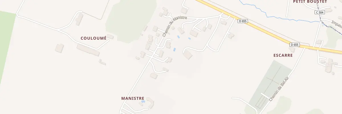 Plan du 11 Che Manistre à Barbaste