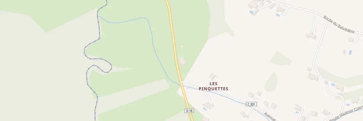 Plan du 90 Les Pinquettes Ouest à Razac-de-Saussignac