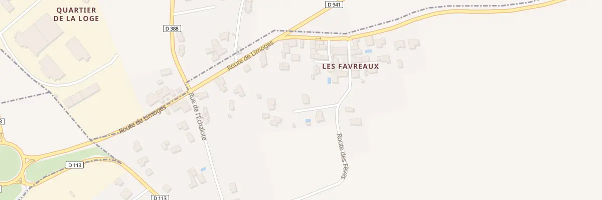 Plan du 13 Rte des Fèves à Mornac