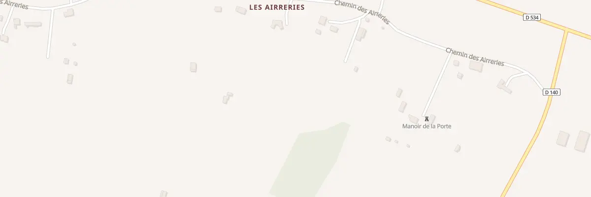 Plan du 319 Che des Airreries aux Authieux-sur-Calonne