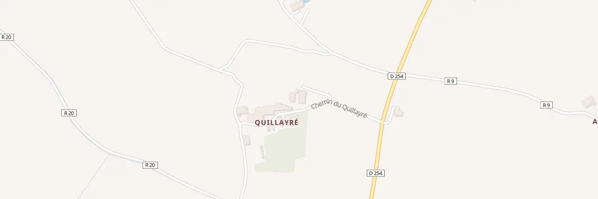 Plan du 5030 Au Quillayre à Larroque-sur-l’Osse