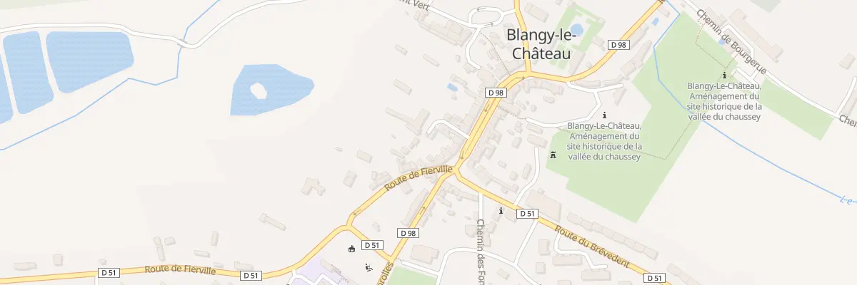 Plan du 2 Pl de Verdun à Blangy-le-Château