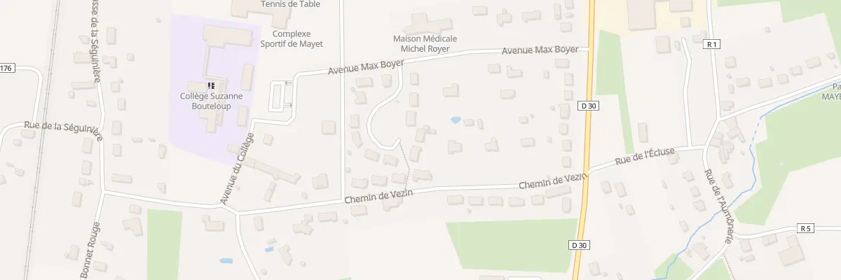 Plan du 18 Rue du Printemps à Mayet