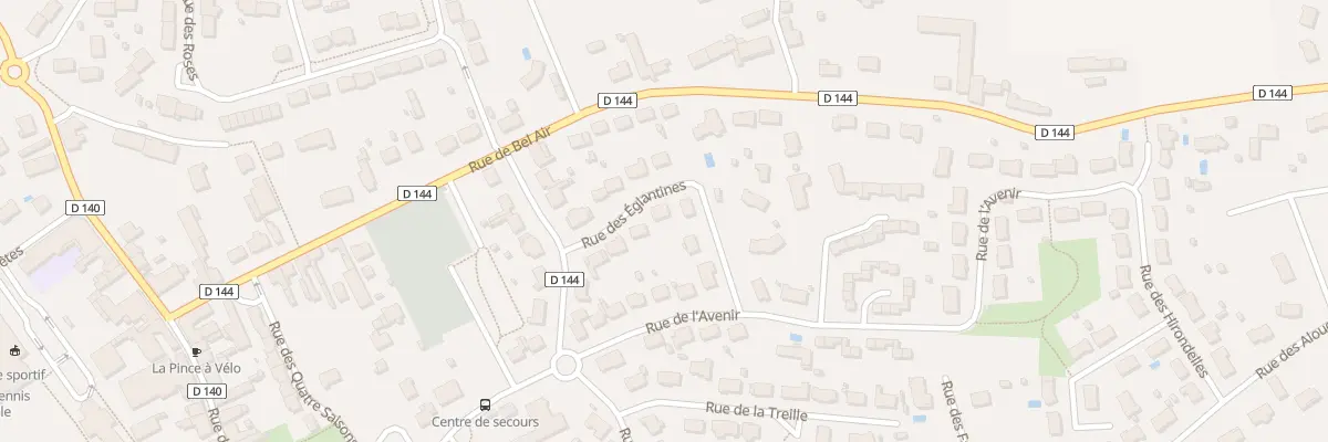 Plan du 8 Rue des Eglantines à Teloché