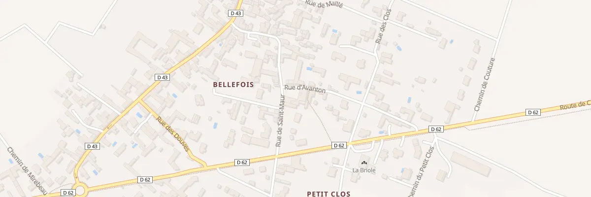 Plan du 2 Rue de Saint-Maur à Neuville-de-Poitou