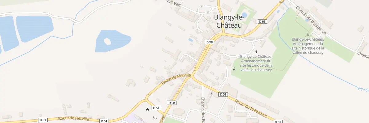 Plan du 1 Rue Grande Rue à Blangy-le-Château