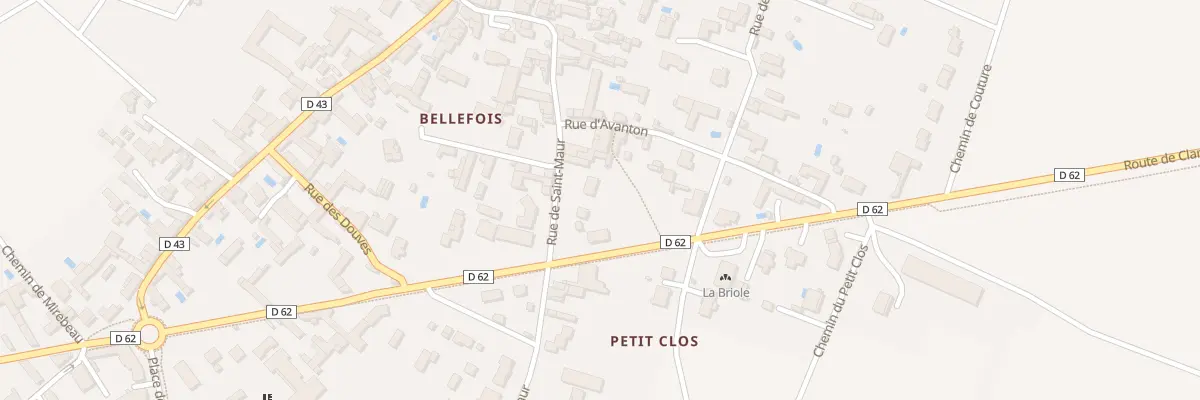 Plan du 6 Rue de Saint-Maur à Neuville-de-Poitou
