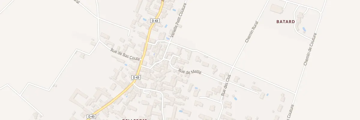 Plan du 12 Rue de Maillé à Neuville-de-Poitou