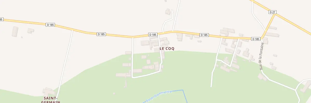 Plan du 4 Chez le Coq à Saint-Front