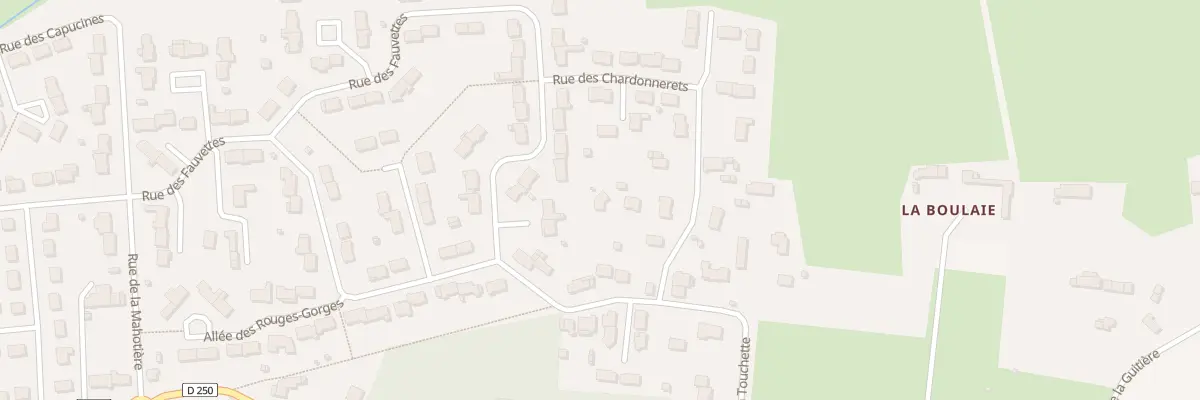 Plan du 1B Rue des Chardonnerets à Ruaudin
