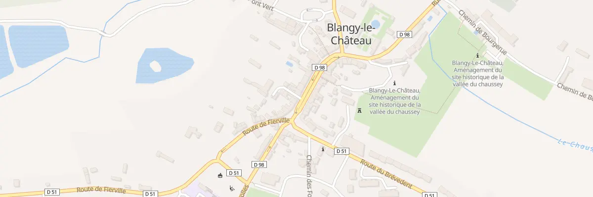 Plan du 5 Rue Grande Rue à Blangy-le-Château