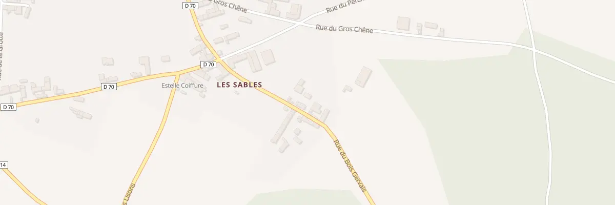 Plan du 9 Rue du Bois Gervais à Berthegon