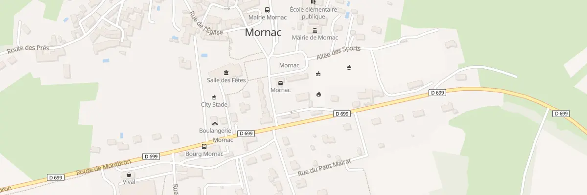 Plan du 1 Rue des Fauvettes à Mornac