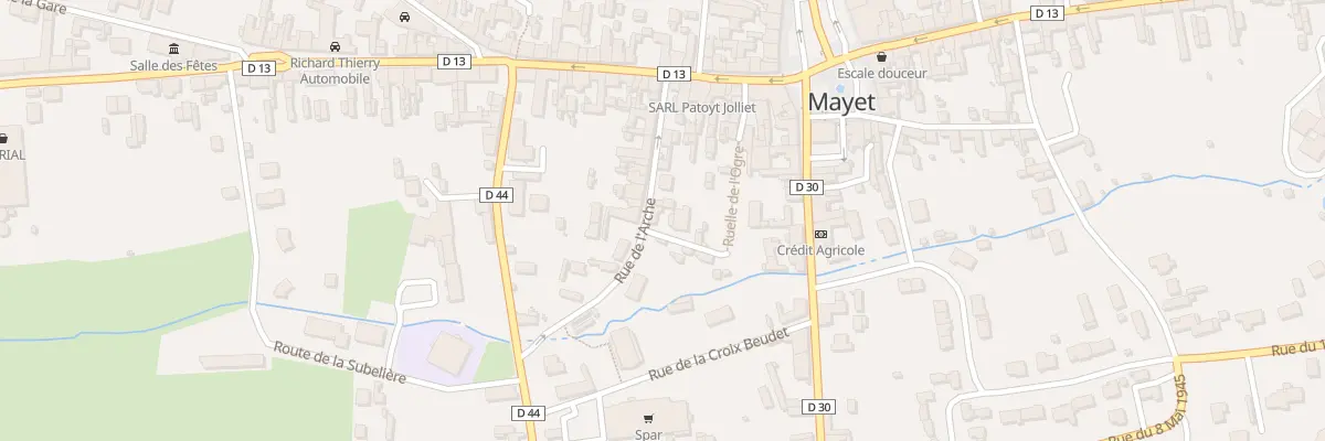 Plan du 3 Rue de l’Arche à Mayet