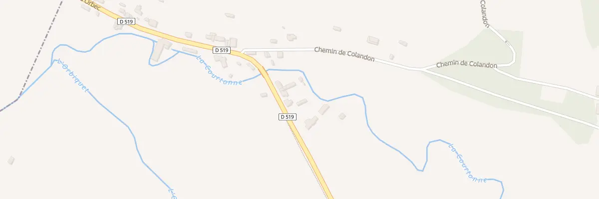 Plan du 35 Rte d’Orbec à Glos