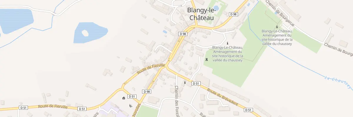 Plan du 8 Grande Rue à Blangy-le-Château